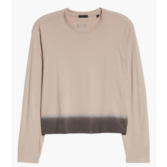 ATM Dip Dye Cotton Tee - Picture 3 of 7